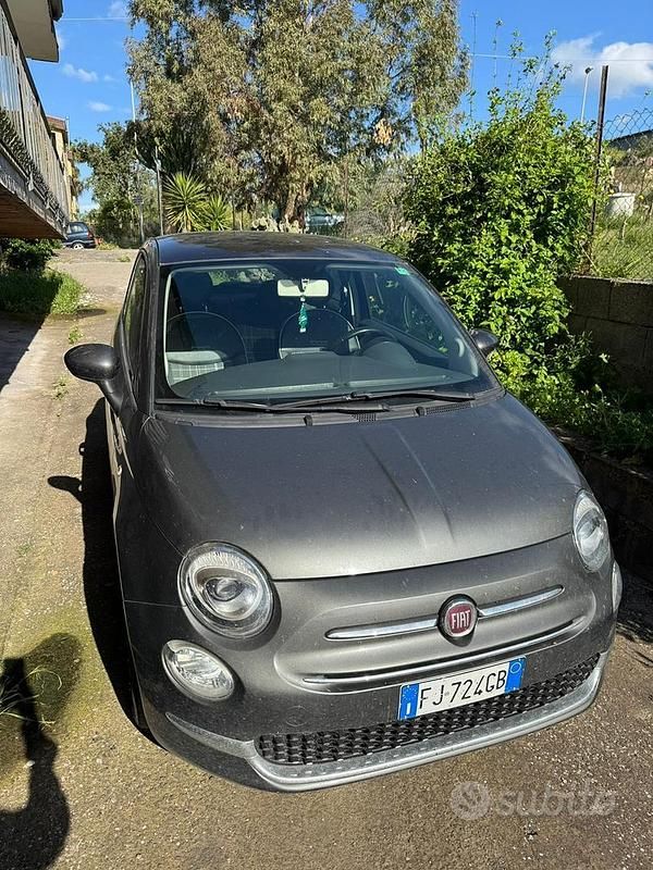 Usata Fiat 500 Lounge 69 CV (50 kW) 2017 Grigio Utilitaria