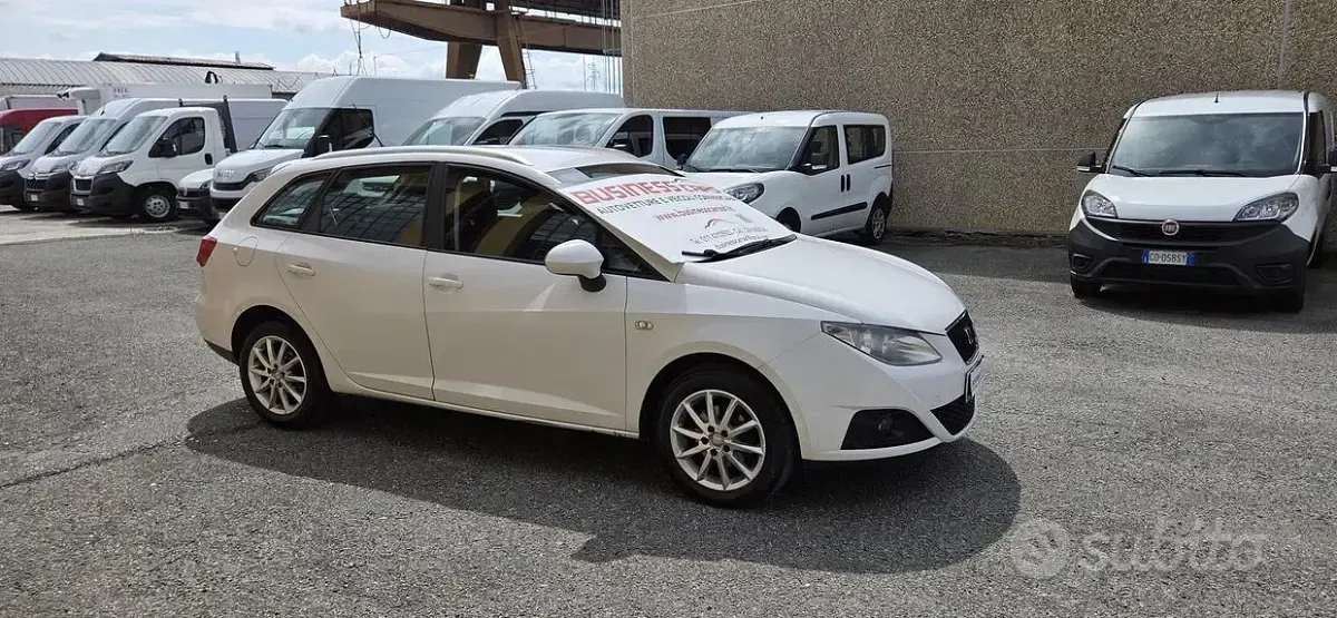 Usata Seat Ibiza ST Style 90 CV (66 kW) 2012 Bianco Station wagon