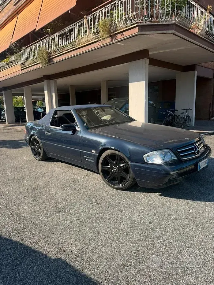 Usata Mercedes SL320 231 CV (169 kW) 1999 Bluazzurro Cabrio