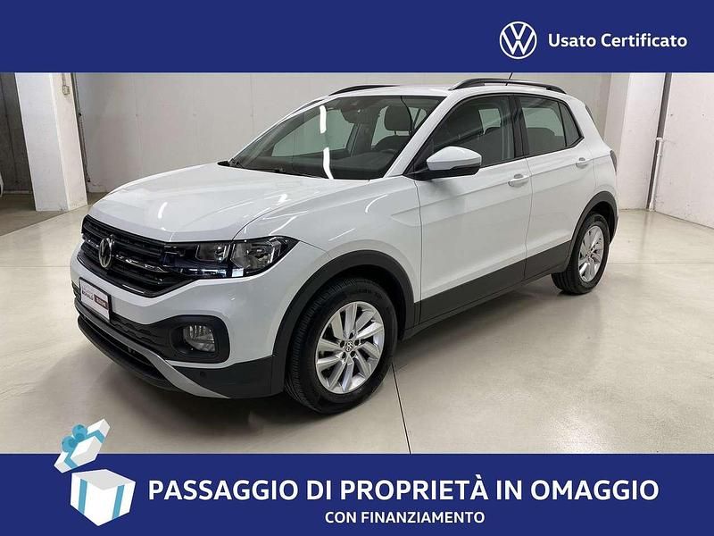 Pure white Usata 2019 VW T-Cross Style SUV | 15.500 € (Buon prezzo) - Immagine 1/4