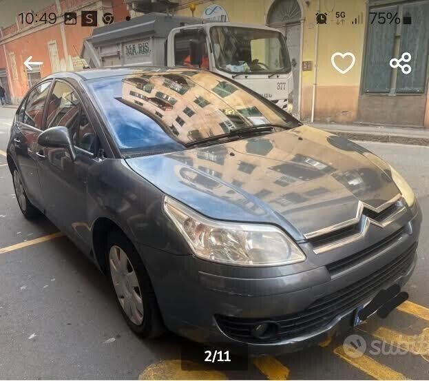 Usata Citroën C4 Seduction 109 CV (80 kW) 2006 Grigio metallizzato Utilitaria