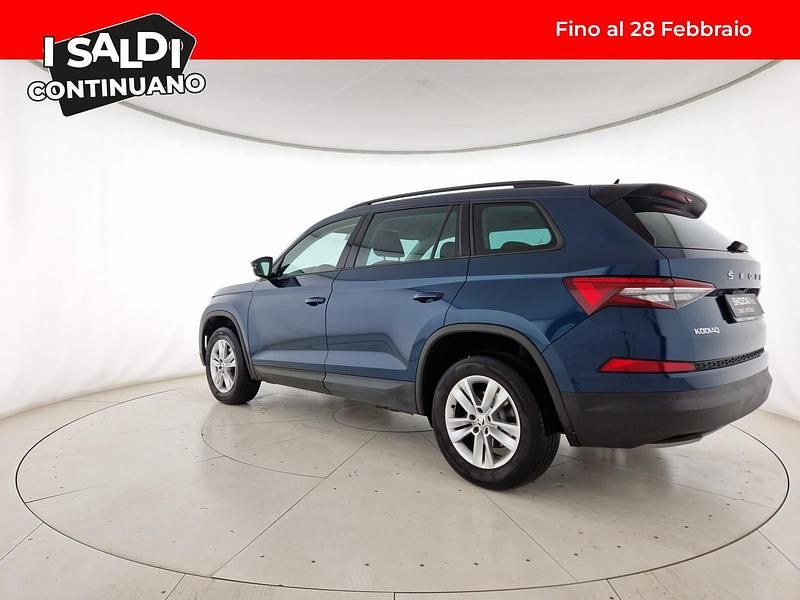 Usata Skoda Kodiaq Executive 150 CV (110 kW) 2022 Blu lava metallizzato SUV