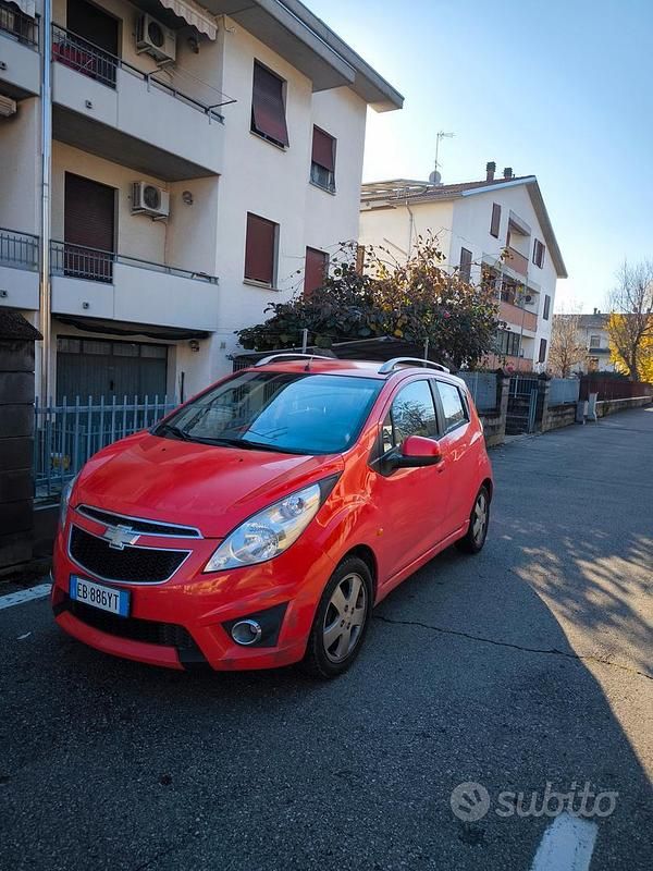 Usata Chevrolet Spark LT 2010 Rosso Utilitaria