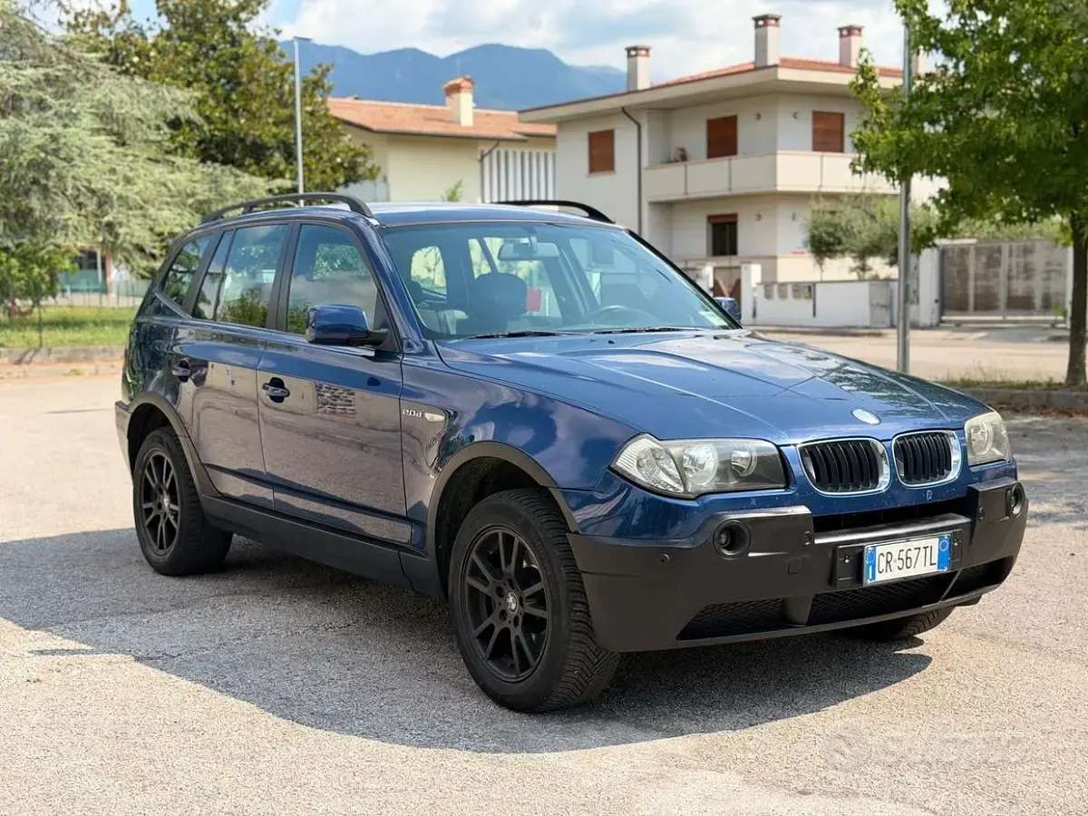 Usata BMW X3 150 CV (110 kW) 2005 Blu SUV