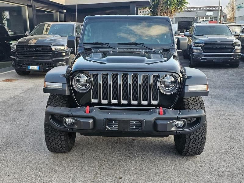 Usata Jeep Wrangler Unlimited Rubicon 288 CV (211 kW) 2019 Nero pastello SUV