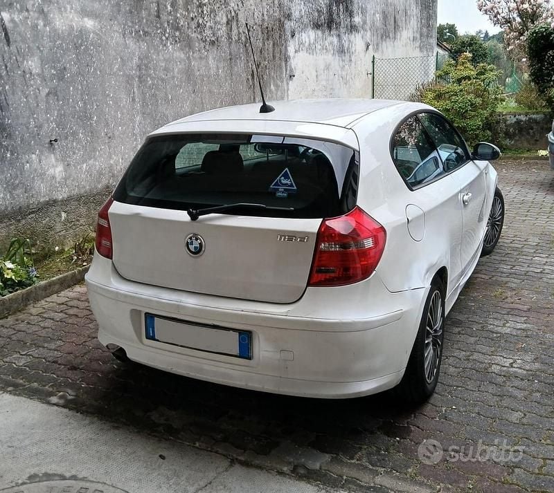 Usata BMW 118 2009 Bianco Utilitaria