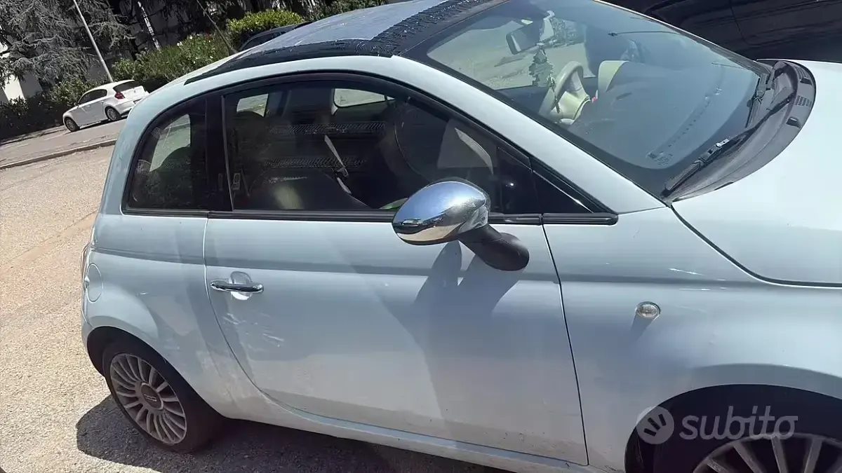Usata Fiat 500 100 CV (73 kW) 2008 Bianco Berlina