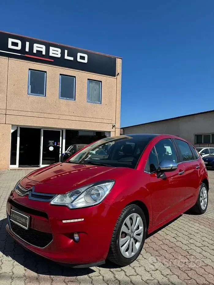 Usata Citroën C3 Exclusive 82 CV (60 kW) 2014 Rosso Berlina