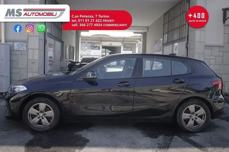 Usata BMW 118 Advantage 140 CV (102 kW) 2019 Nero Utilitaria
