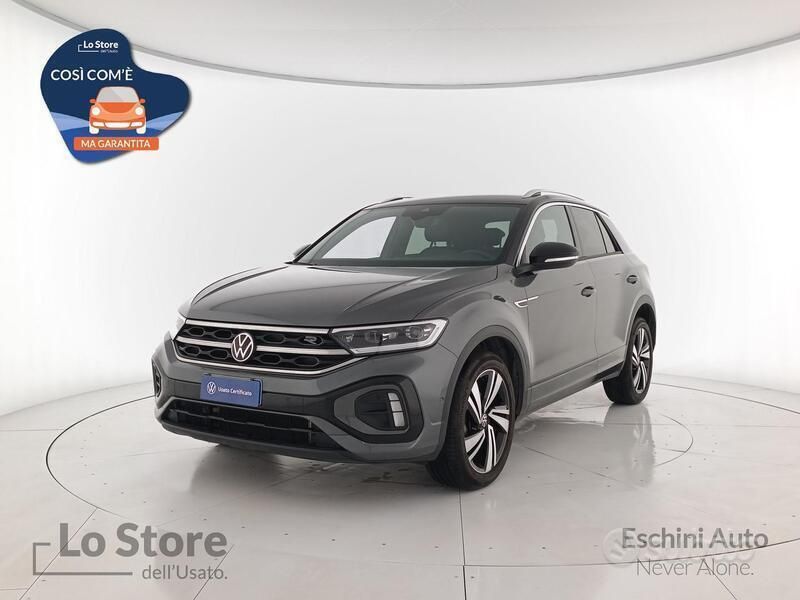 Indium grey metallizzato deep Usata 2022 VW T-Roc R-line SUV | 24.300 € (Molto cara) - Immagine 1/4