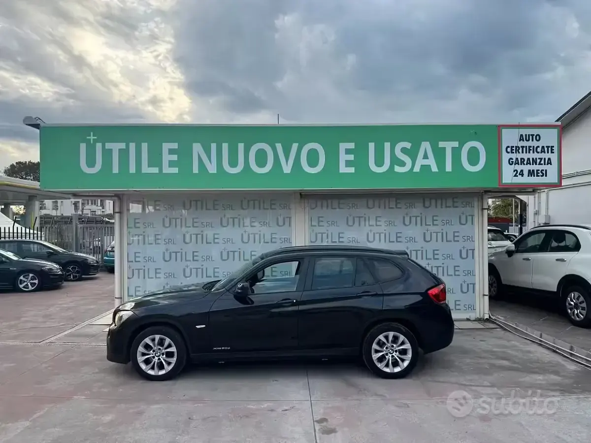 Usata BMW X1 177 CV (130 kW) 2011 Nero SUV