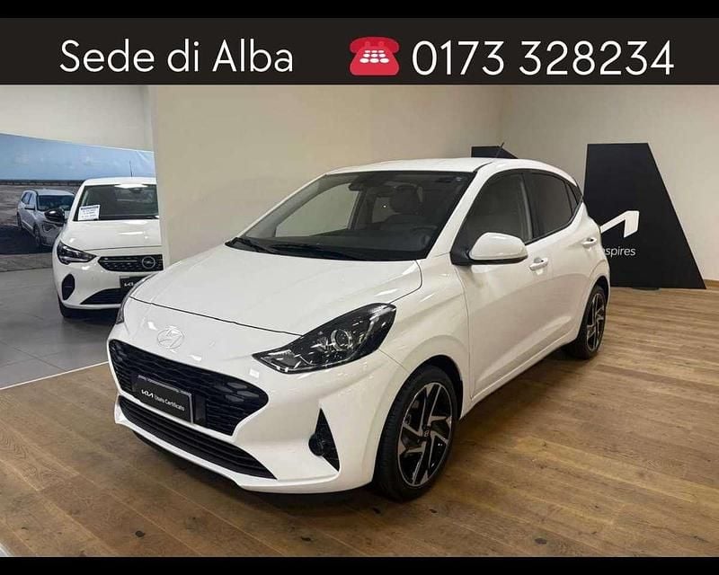 Usata Hyundai i10 Prime 67 CV (49 kW) 2024 Atlas white Utilitaria