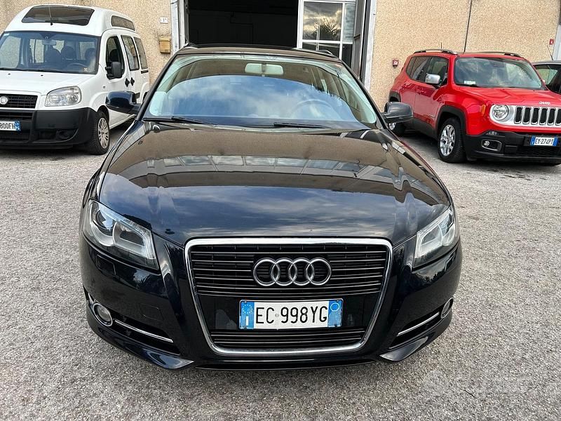 Usata Audi A3 Ambiente 105 CV (77 kW) 2010 Nero Utilitaria