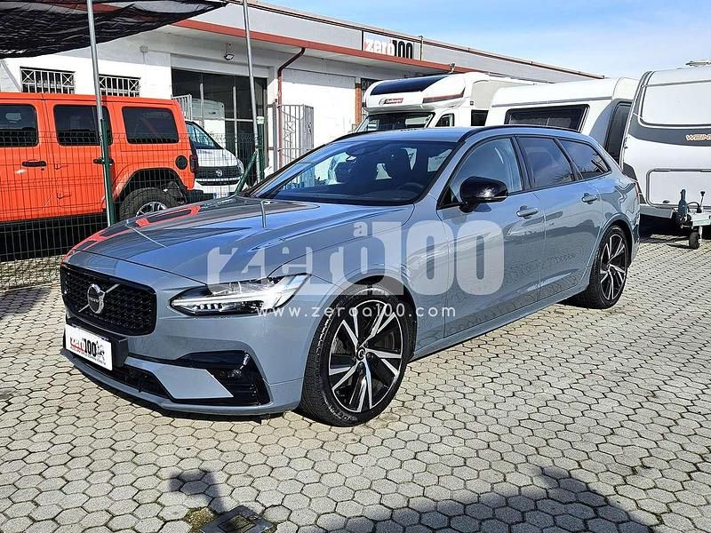 Usata Volvo V90 R-Design 197 CV (144 kW) 2021 Liquid blue (721) Station wagon