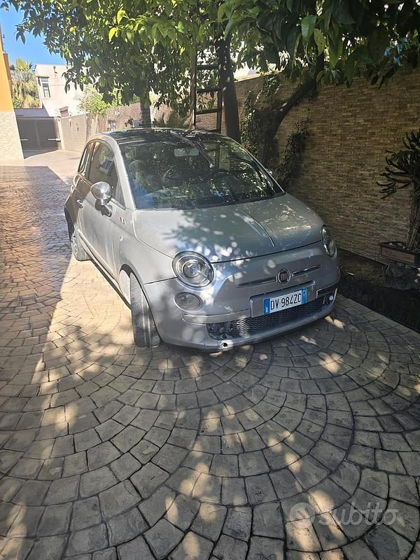 Usata Fiat 500 2009 Grigio Cabrio