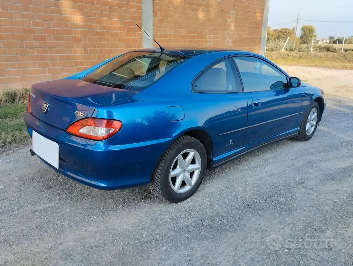 Usata Peugeot 406 Coupe 1997 Blu Coupé