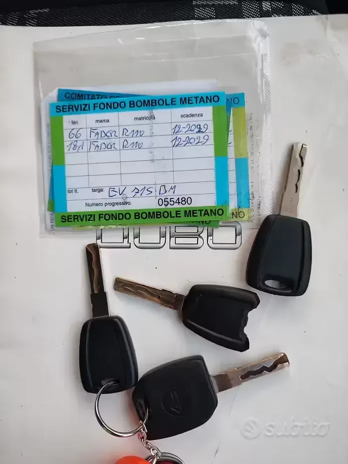Usata Fiat Qubo Trekking 70 CV (51 kW) 2014 Nero Monovolume