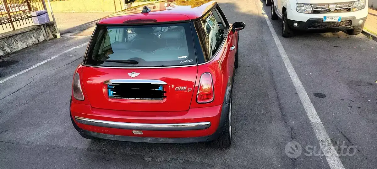 Usata Mini One D 75 CV (55 kW) 2004 Rosso Utilitaria