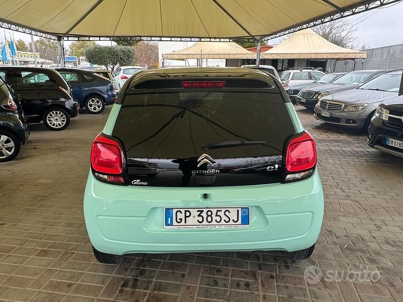 Usata Citroën C1 Shine 2017 Verde Utilitaria