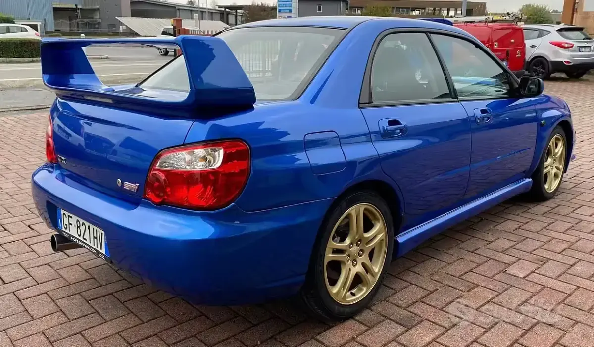 Usata Subaru Impreza 224 CV (164 kW) 2003 Blu Berlina