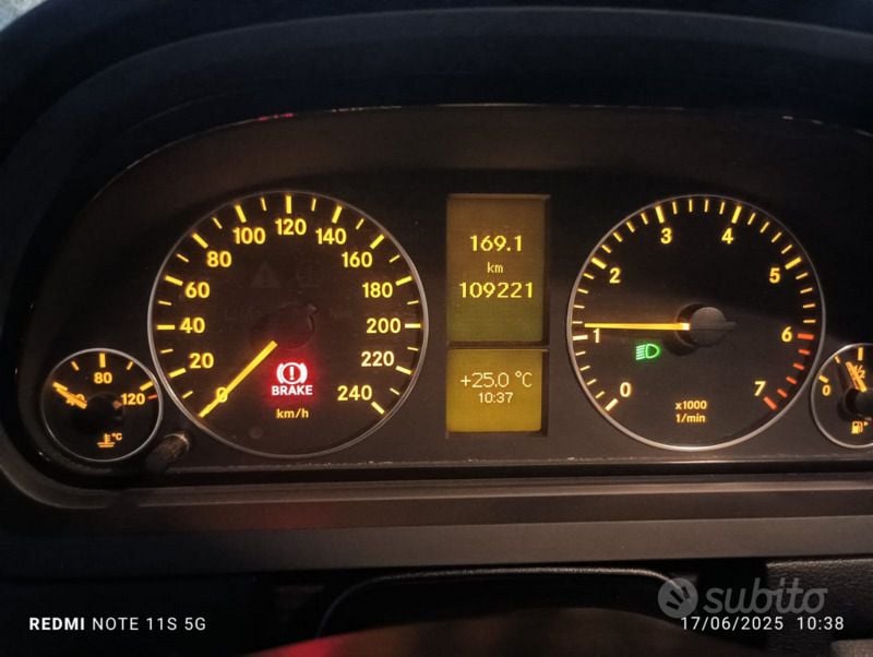 Usata Mercedes A160 95 CV (69 kW) 2009 Grigio Berlina