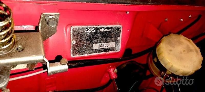 Usata Alfa Romeo Spider 1960 Rosso Cabrio