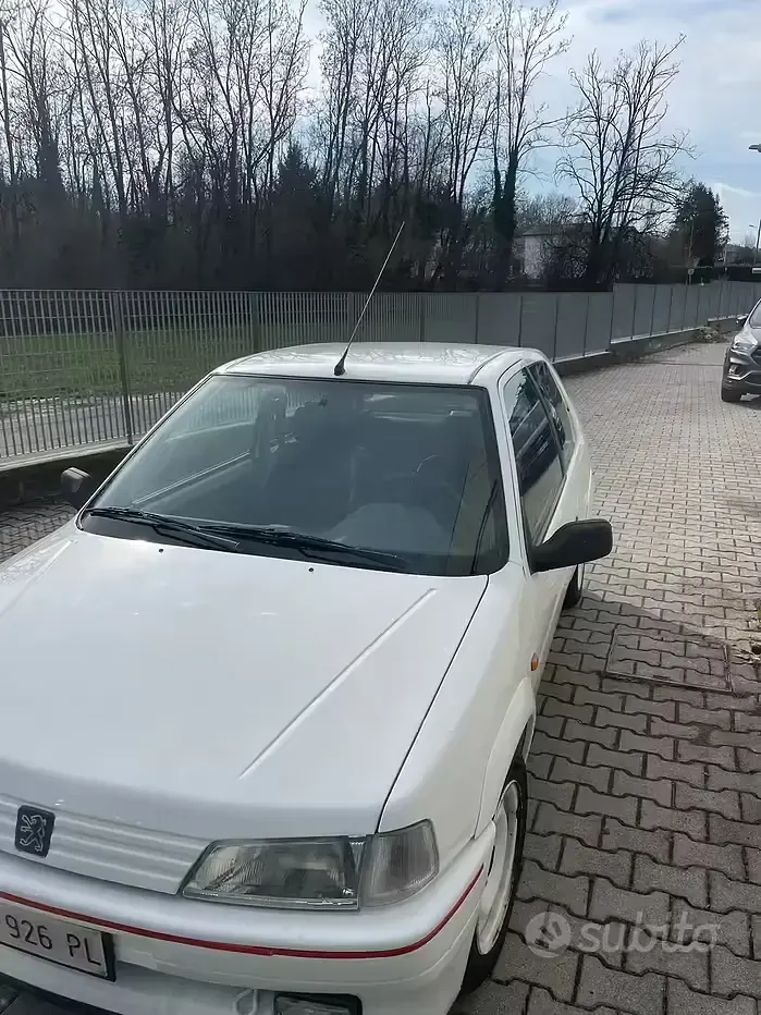 Usata Peugeot 106 98 CV (72 kW) 1994 Bianco Utilitaria