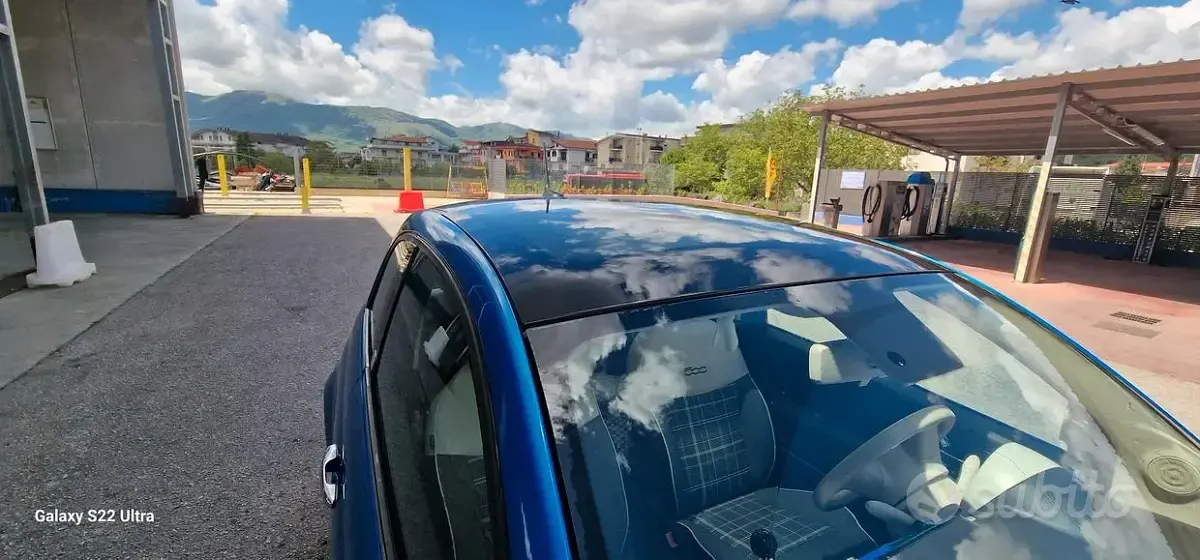 Usata Fiat 500 Mirror 95 CV (69 kW) 2018 Blu Berlina