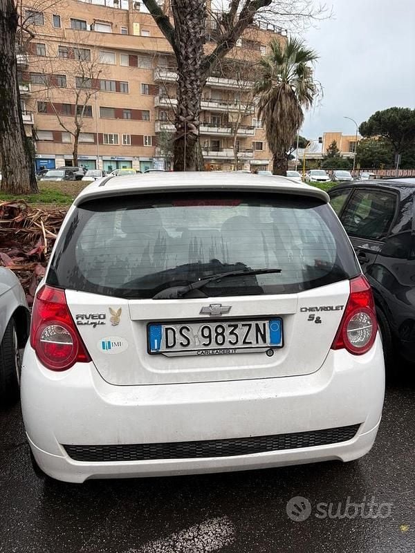 Usata Chevrolet Aveo 2009 Bianco Utilitaria