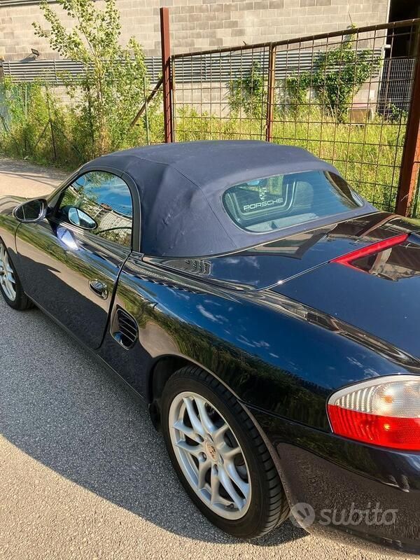 Usata Porsche Boxster 228 CV (167 kW) 2003 Blu Cabrio