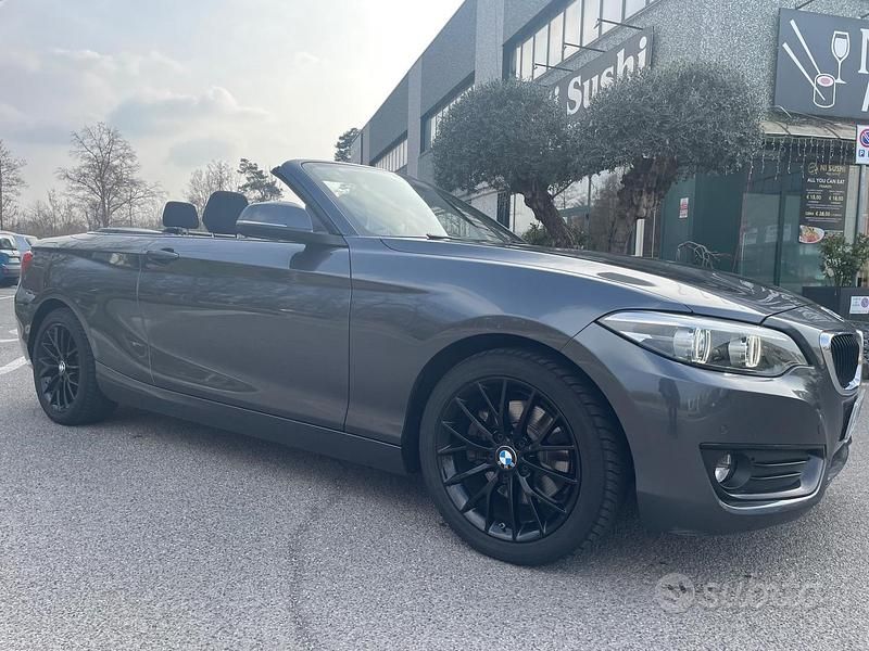 Usata BMW 220 184 CV (135 kW) 2017 Grigio Cabrio