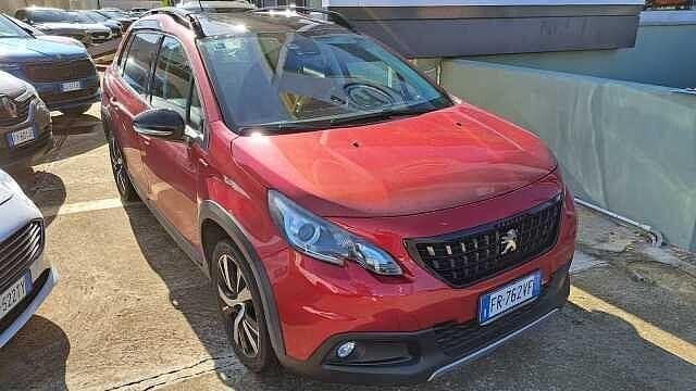 Usata Peugeot 2008 GT-line 110 CV (80 kW) 2018 Rosso SUV