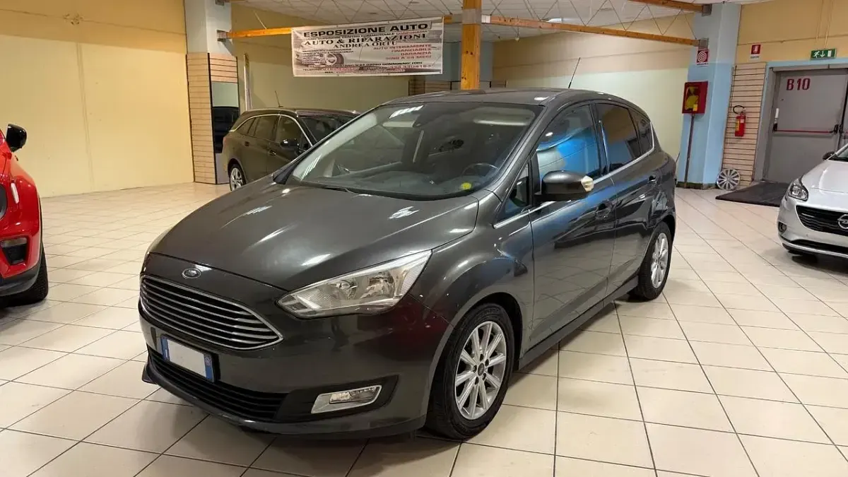 Usata Ford C-MAX Titanium 95 CV (69 kW) 2016 Grigio Monovolume