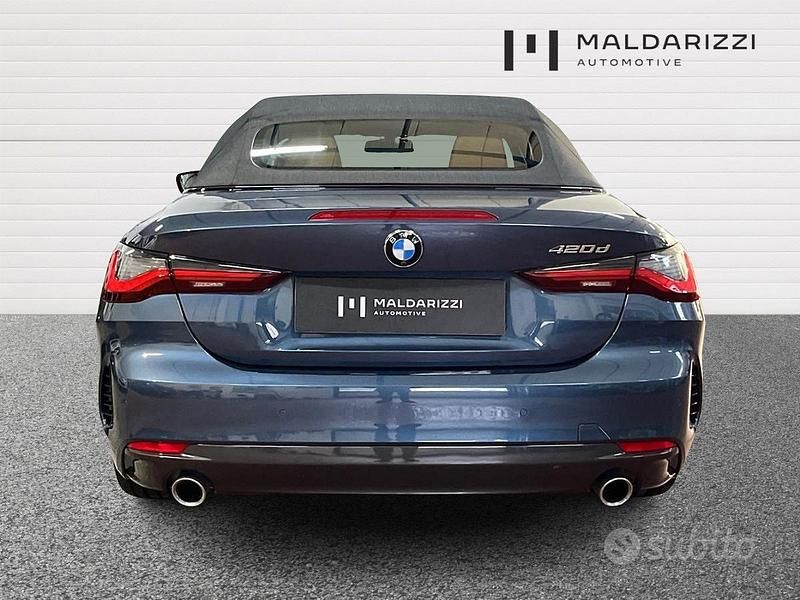 Usata BMW 420 Sport Line 190 CV (139 kW) 2023 Blu Cabrio