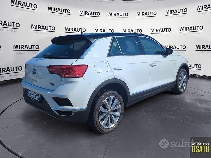 Usata VW T-Roc Advance 150 CV (110 kW) 2018 Bianco SUV