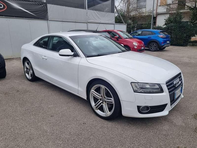 Usata Audi A5 190 CV (139 kW) 2010 Bianco Coupé