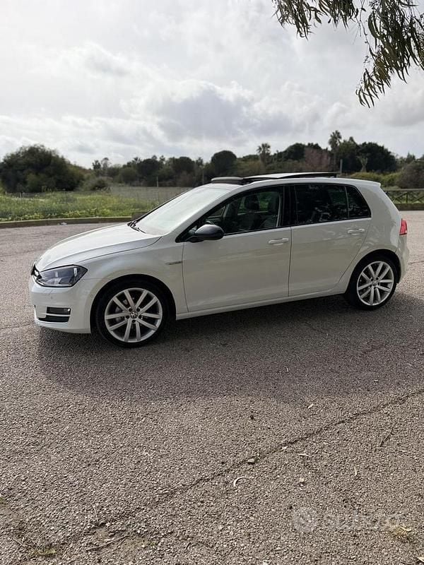 Usata VW Golf VII 150 CV (110 kW) 2014 Bianco Berlina