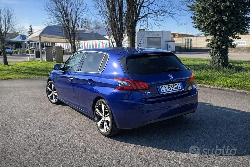 Usata Peugeot 308 Allure 131 CV (96 kW) 2019 Blu Berlina