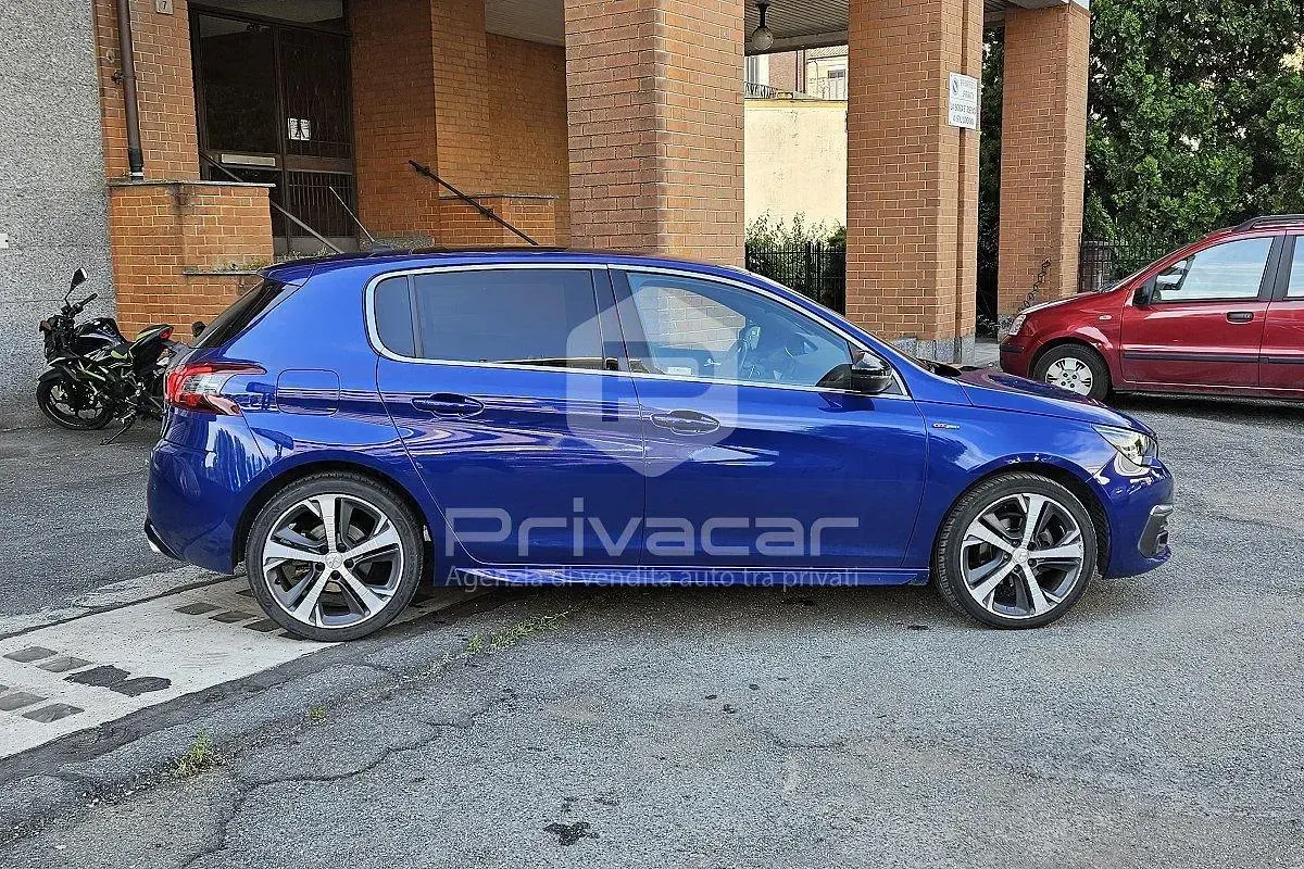 Usata Peugeot 308 GT-line 131 CV (96 kW) 2017 Blu Berlina