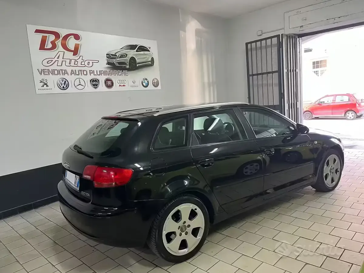 Usata Audi A3 Ambition 140 CV (102 kW) 2007 Nero Utilitaria