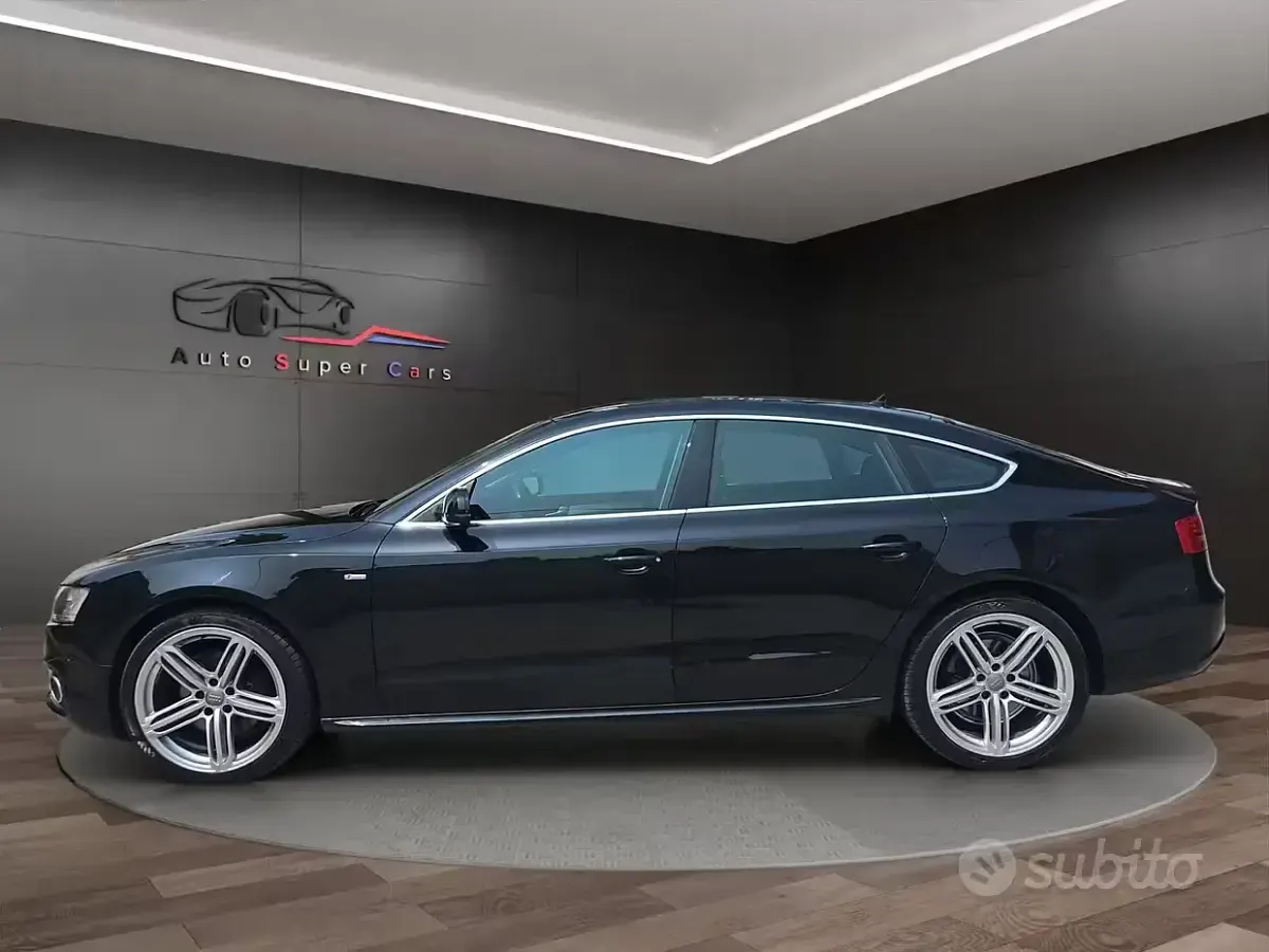 Usata Audi A5 Sportback Comfort 239 CV (175 kW) 2010 Nero Utilitaria