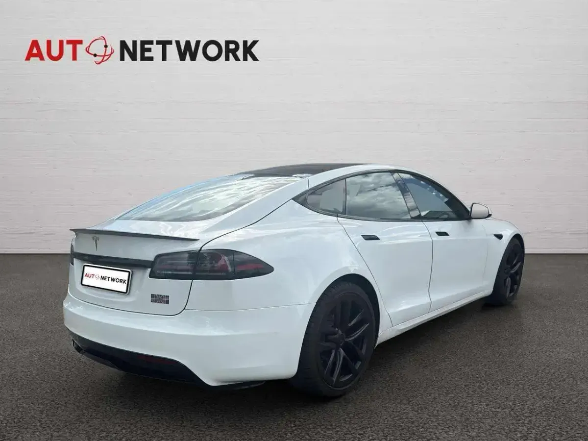 Usata Tesla Model S Plaid 750 kW (1020 CV) 2023 Bianco Utilitaria