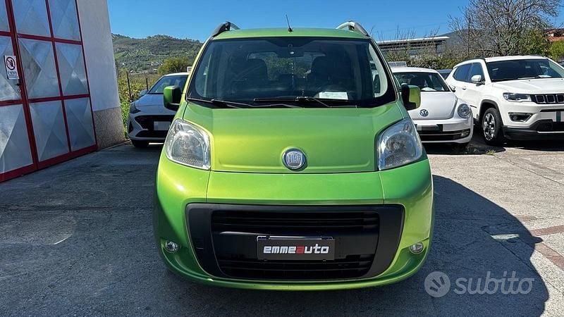 Usata Fiat Qubo Dynamic 73 CV (53 kW) 2008 Verde Monovolume