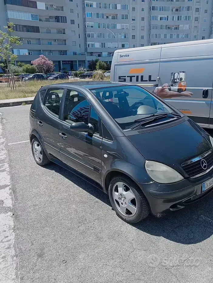 Usata Mercedes A140 82 CV (60 kW) 2003 Nero Utilitaria