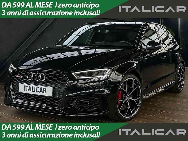 Nero Usata 2019 Audi RS3 Sportback Ambiente Due volumi | 30.800 € (Super prezzo) - Immagine 1/4
