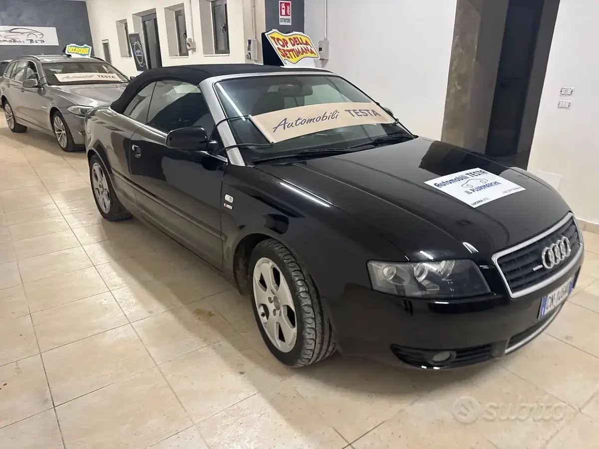 Usata Audi A4 Cabriolet 163 CV (119 kW) 2004 Nero Cabrio