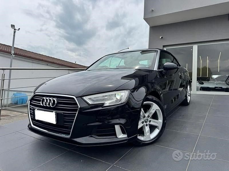 Usata Audi A3 Cabriolet Sport 116 CV (85 kW) 2018 Nero Cabrio