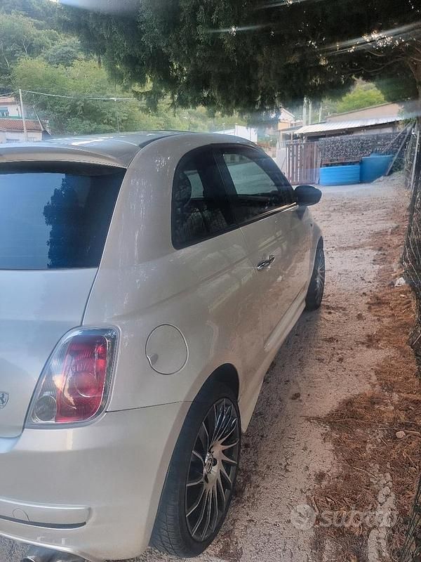 Usata Fiat 500 100 CV (73 kW) 2008 Bianco