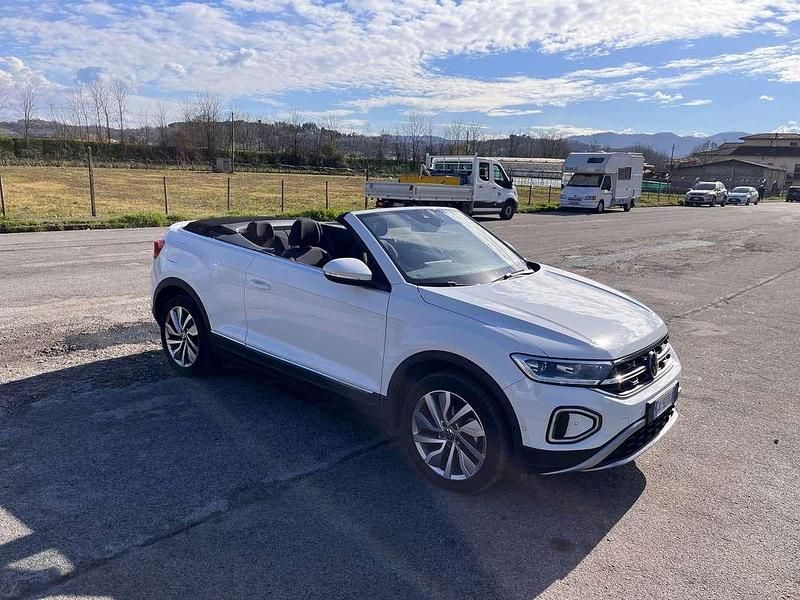 Usata VW T-Roc Cabriolet 110 CV (80 kW) 2022 Bianco Cabrio