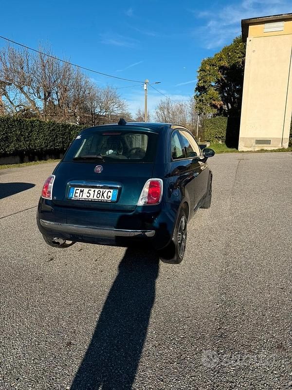 Usata Fiat 500 Lounge 69 CV (50 kW) 2013 Blu Utilitaria